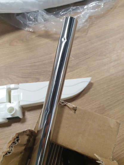 170043 - PORTENTUM Raft Tharës i Palosshëm Rrobash - 14cm, 5 Nivele, 58 Grepa, Kapacitet 40kg, 24 Shufra Çeliku Inox, Me Rrota Rrotulluese Me Frena, Përdorim Brenda-dhe-Jashtë Ambienteve'