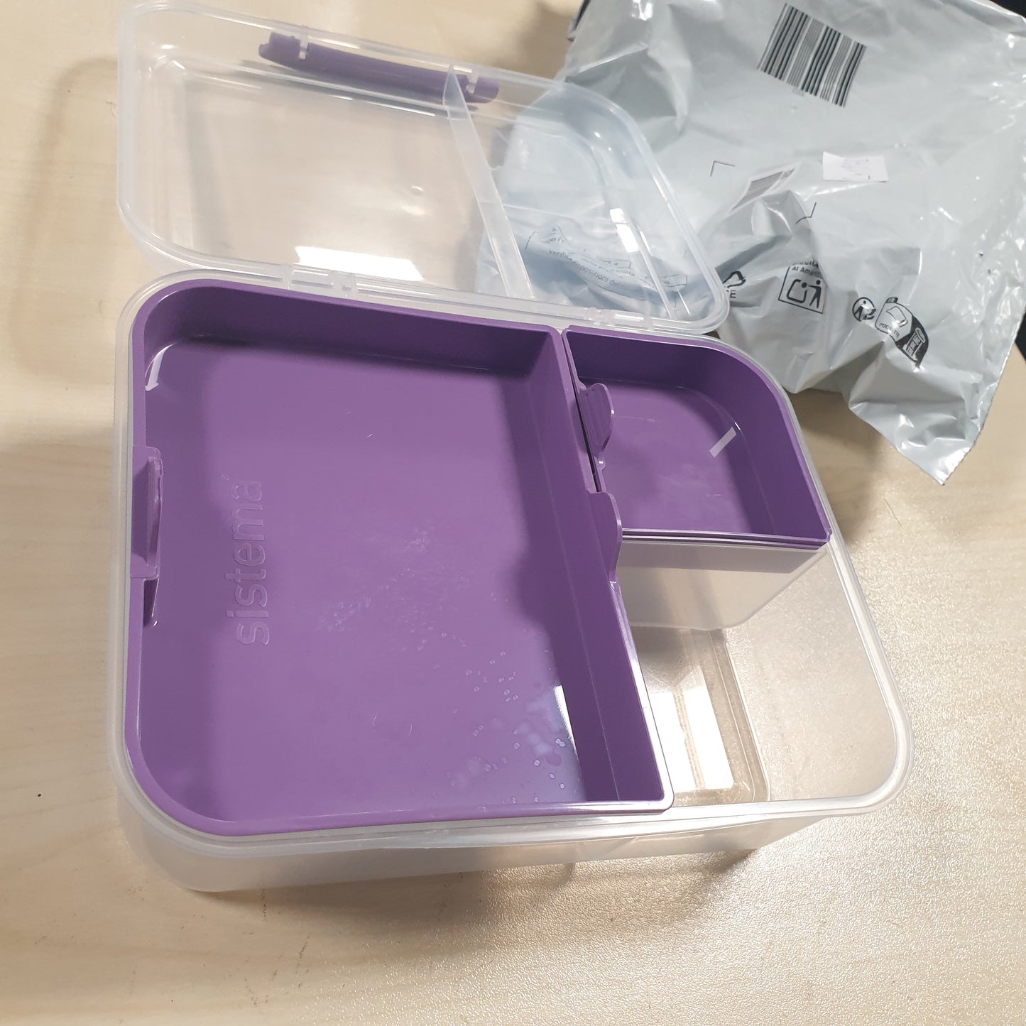 241978 - Sistema TO GO Kutia Bento, Kuti Dreke me Kos/Fruta, Kapacitet 1.65L, Pa BPA, Vjollcë [21690-9T]