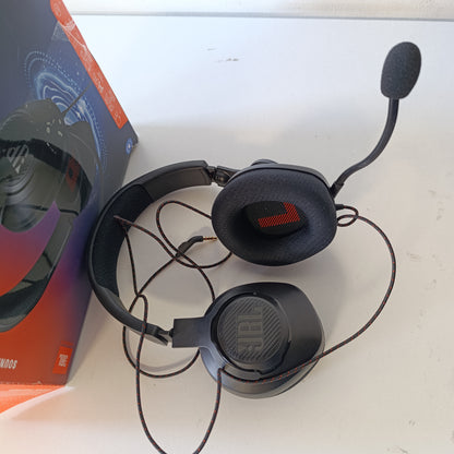 268357 - JBL Kufje për Lojëra Quantum 100M2, JBL QuantumSOUND Signature, Prizë 3.5 mm, Mikrofon i Lëvizshëm, Ngjyrë e Zezë
