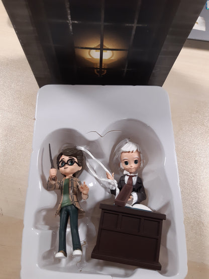168121 - HALLMARK Ornament i Krishtlindjes Harry Potter & Ollivander prej Rrëshire të Storied Moments - Dhurata për fansat e Harry Potter