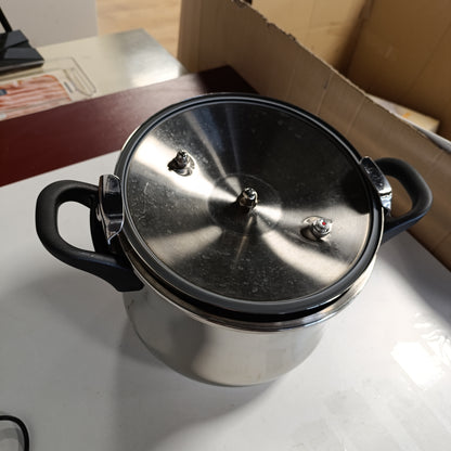 213209 - JATA HOGAR Tenxhere me presion të shpejtë 8 litra, çelik inox, 3 sisteme sigurie