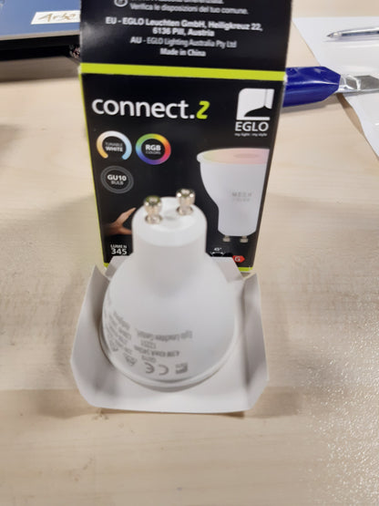 168845 - EGLO CONNECT.Z - Llambë LED Smart Home GU10 5W, me kontroll të ZigBee dhe Aplikacion, E zbehtë, Ngjyrë e Dritës e Rregullueshme, 345 Lumen