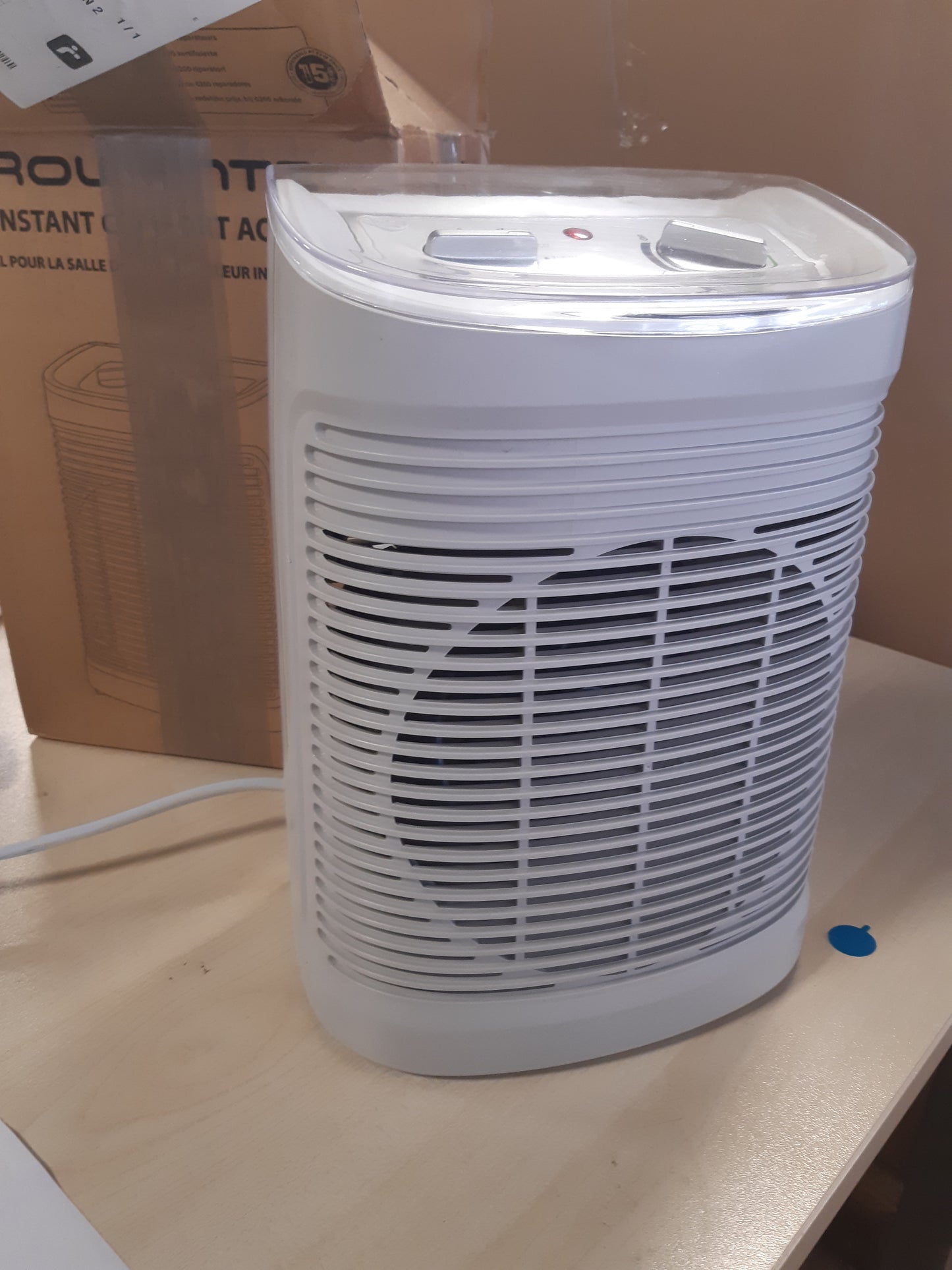 164352 - ROWENTA Ngrohës me Ventilator Instant Comfort Aqua SO6510, i Fuqishëm dhe i Qetë, i Sigurt për Përdorim në Banjo, me Panel Kontrolli dhe Standard Mbrojtjeje nga Lagështia