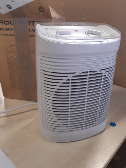 164352 - ROWENTA Ngrohës me Ventilator Instant Comfort Aqua SO6510, i Fuqishëm dhe i Qetë, i Sigurt për Përdorim në Banjo, me Panel Kontrolli dhe Standard Mbrojtjeje nga Lagështia