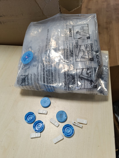 216134 - AMAZON BASICS Qese me vakum me pompë manuale, pako me 5 copë, madhësi mesatare