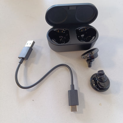 267551 - DENON KUFJE PA TEL PERL PRO PREMIUM TRUE, Profil i Personalizuar i Zërit me Teknologjinë Akustike Adaptive Masimo, Anulim Zhurmash, Rezistencë ndaj Ujit, Mikrofonë të Integruar, Ngjyra të Zeza
