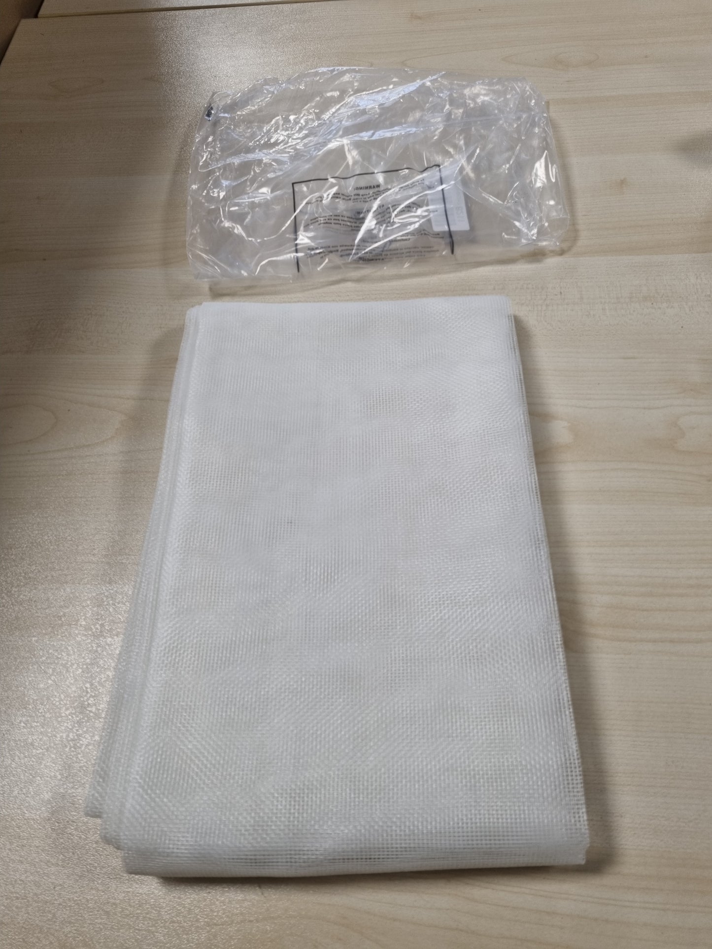 242855 - Rrjetë kundër mizave, 120 x 250 cm, prej fiberglasi, e bardhë