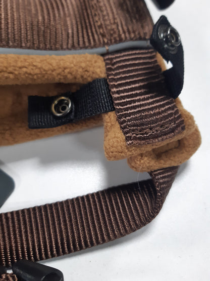 204429 - HUNTER RACING - Parzmore për qen, e mbushur butësisht, e rregullueshme me reflektim, ngjyra kafe/konjak, madhësia: L