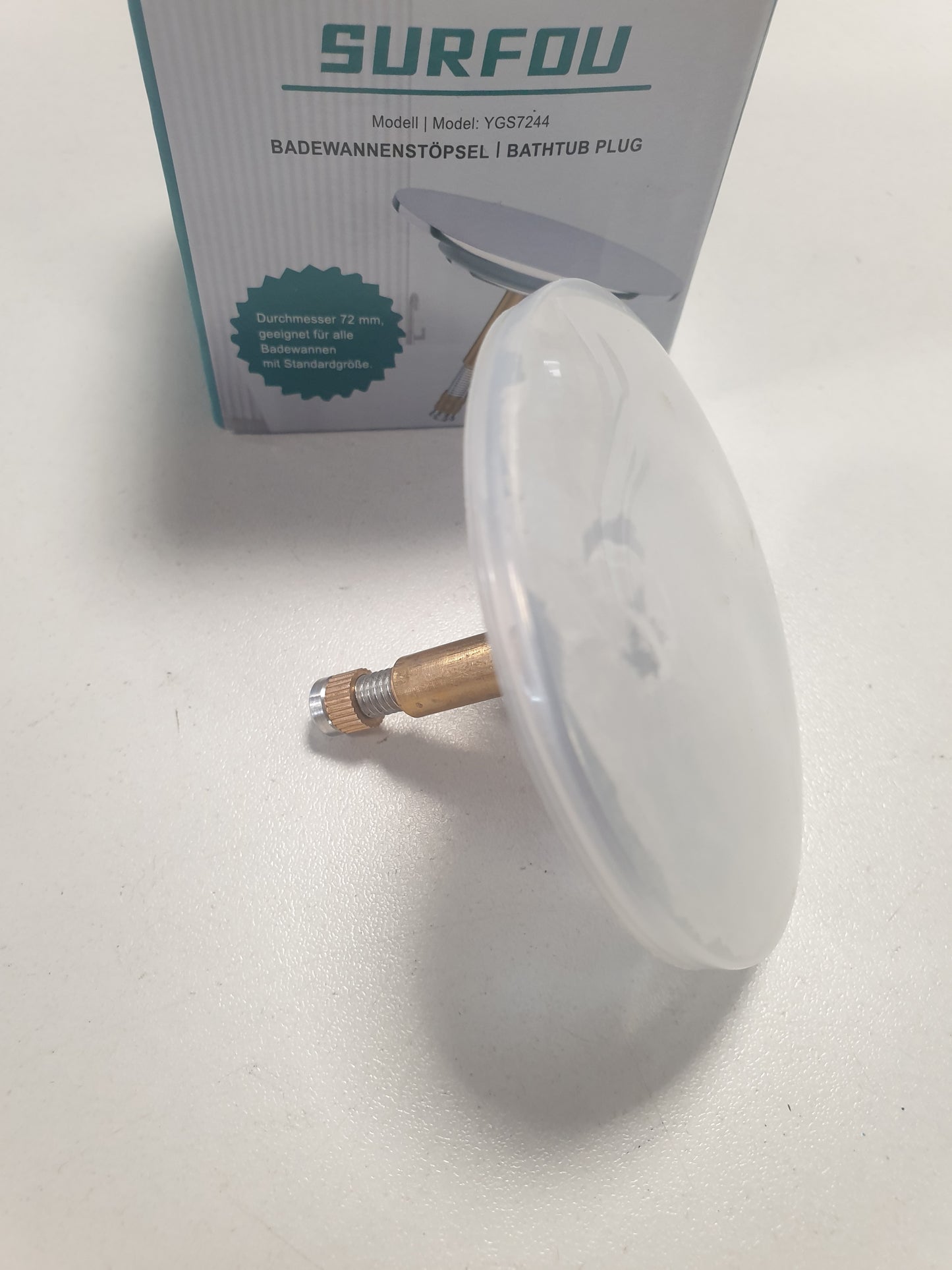 215823 - SURFOU Tapë për vaskë, Diametër 72 mm, Unazë Vulosëse 44 mm