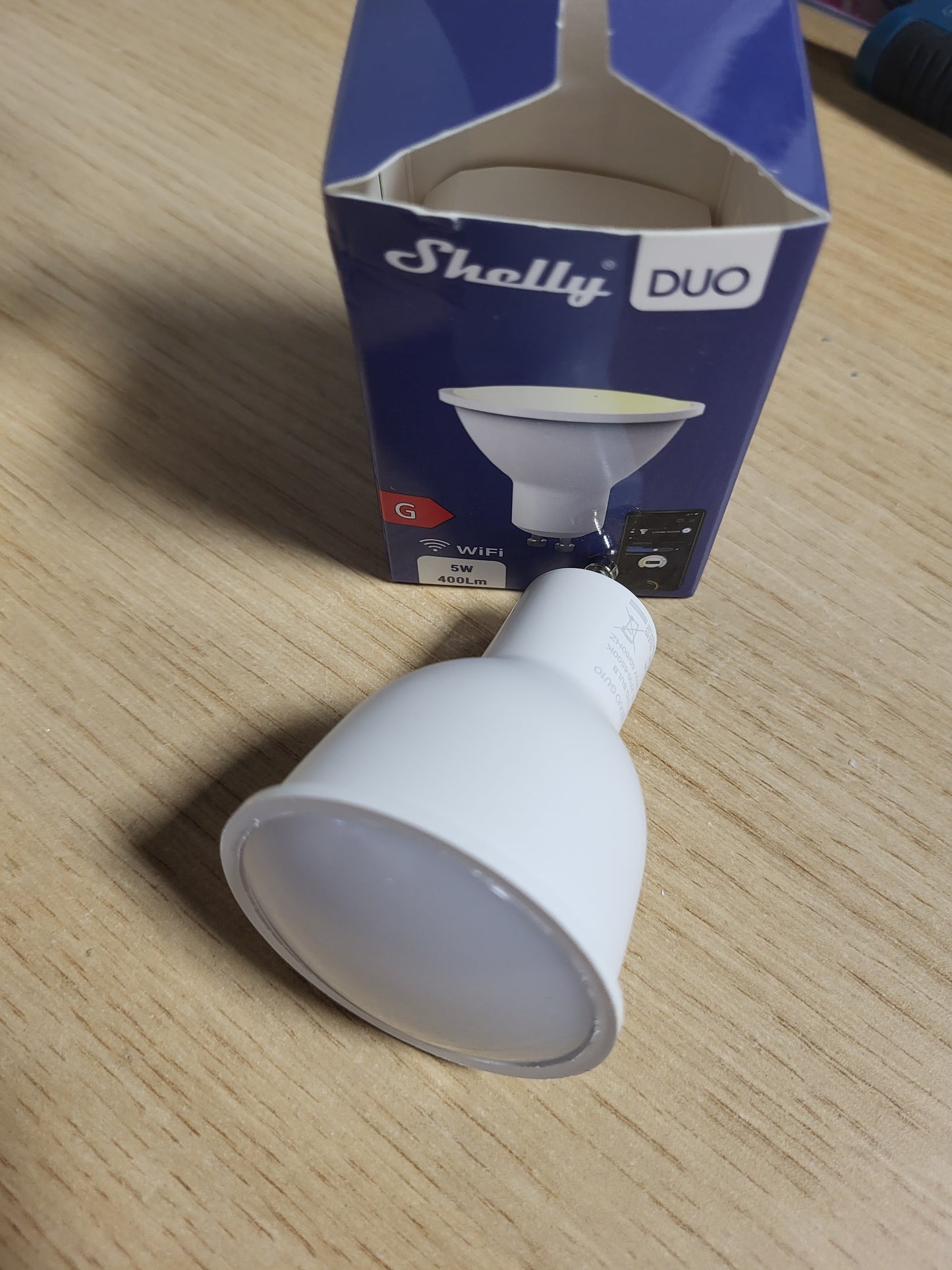 214453 - SHELLY Llambë LED me errësim GU10, 5W, 100-240V AC, 400LM, e bardhë e ngrohtë dhe e bardhë e ftohtë