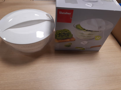 76433 - METALTEX - Mbulesë për Sallata në Ngjyrë të Bardhë