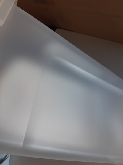 228931 - TRIXIE Kosh plehrash 24666, hermetik, plastik, Kapacitet 15 l, Dimensionet 22 x 41 x 33 cm, Transparent