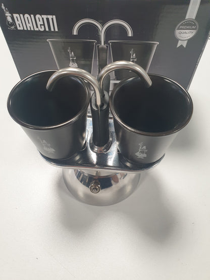 221397 - BIALETTI Mini Express Induction, makinë kafeje me induksion, 2 gota (100 ml), e zezë