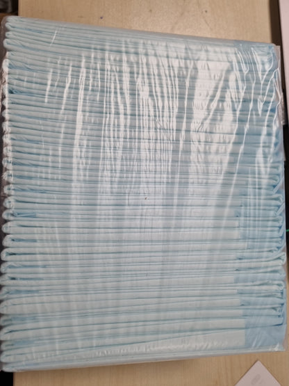 224445 - MBROJTËSE STËRVITJE AMAZON BASICS, DIZAJN ME 5 SHTRESA, MADHËSI E RREGULLT, 30 COPË, BLU