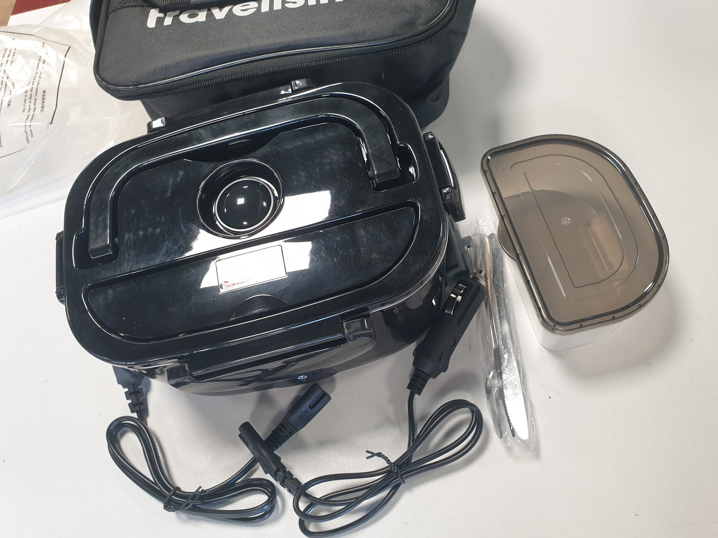 222279 - TRAVELISIMO Kuti Dreke e Ngrohtë 80W, Enë Ushqimi e Ngrohtë 1.5L, 220V/24V/12V, Çelik Inoks