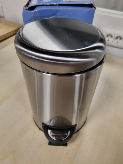 262068 - WENKO | Kosh për banjo prej çeliku inox, Kosh mini për banjo, 3L, Leman Easy Close