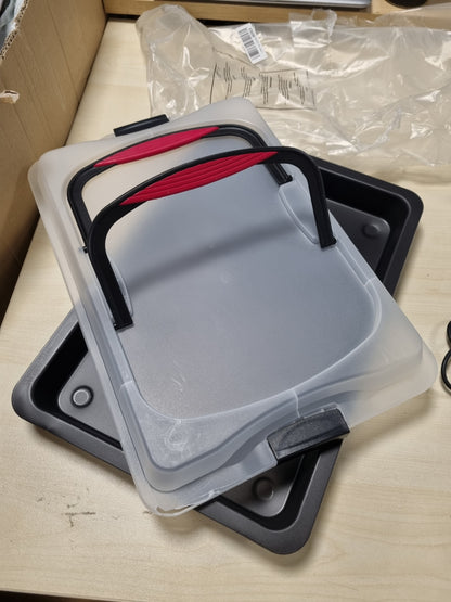 214049 - ZENKER Tepsi pjekjeje me kapak, çelik inox, 42 x 29 x 7.5 cm