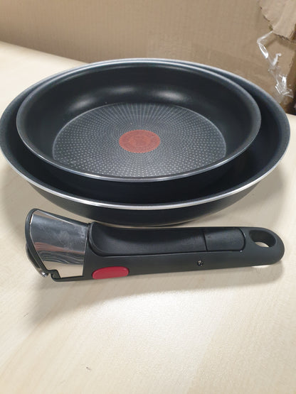239449 - TEFAL Set tiganësh Ingenio XL Force me 3 pjesë, 22/26 cm, tiganë me shtresë jo-ngjitëse Titanium 2X