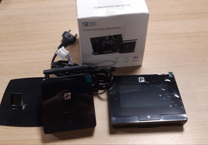 213094 - GARZA Termostat inteligjent pa tel WiFi për ngrohje dhe kaldaja, i programueshëm, me ekran me prekje, 2.4 GHz