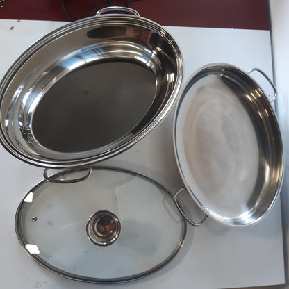 226116 - Pjekje me shumë funksione GSW 3 në 1, çelik inox, 8.5 litra, rezistent ndaj ndryshkut, argjend