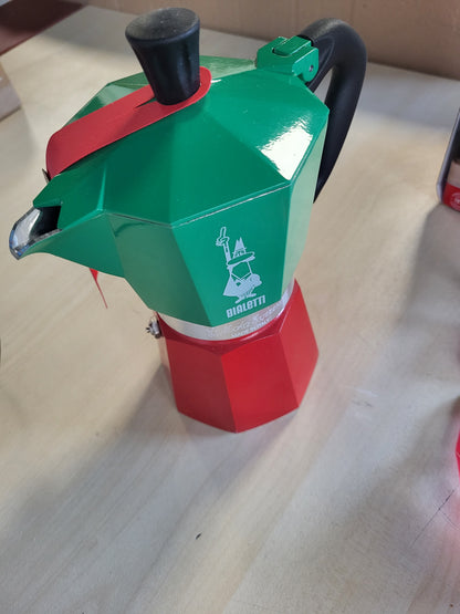 213514 - BIALETTI Moka Express: Makinë ekspreso ikonike në sobë, enë Moka me 6 gota (270 ml), alumin, argjend