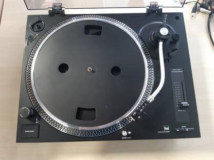 188622 - DUAL Gramafon DJ me USB DTJ 301.1 (33/45 RPM, Kontroll i Lartësisë së Zërit, Sistem Fishekësh Magnetikë), Ngjyrë e Zezë