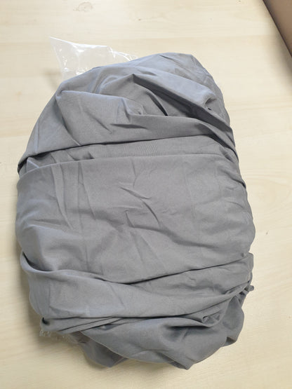 253458 - KONO BEDDING Çarçaf i mbuluar me mikrofibër të lëmuar, 30 cm i thellë, me xhep (gri, 140 x 200 cm)