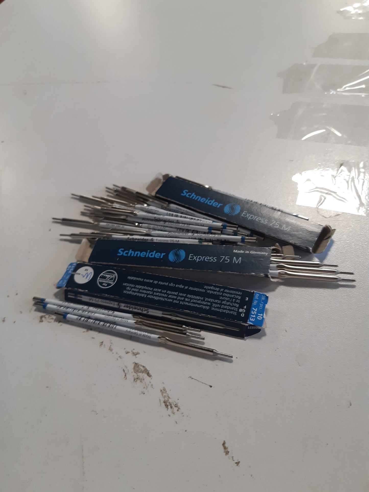 269454 - SCHNEIDER Mbushje stilolapsi 7513 Express 75 M, pako me 10 copë, blu