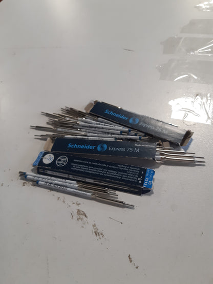 269454 - SCHNEIDER Mbushje stilolapsi 7513 Express 75 M, pako me 10 copë, blu