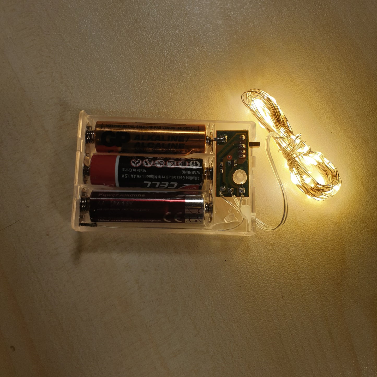 211751 - JSDOIN Drita me Tela Bakri 50 LED, me Bateri, për Ndriçim të Brendshëm dhe të Jashtëm, Dhomë Gjumi, Dekorime Dasmash, Festa, Krishtlindje, Dekorime Peme, Ngjyra e Bardhë e Ngrohtë, 1 Copë, Madhësia 5M