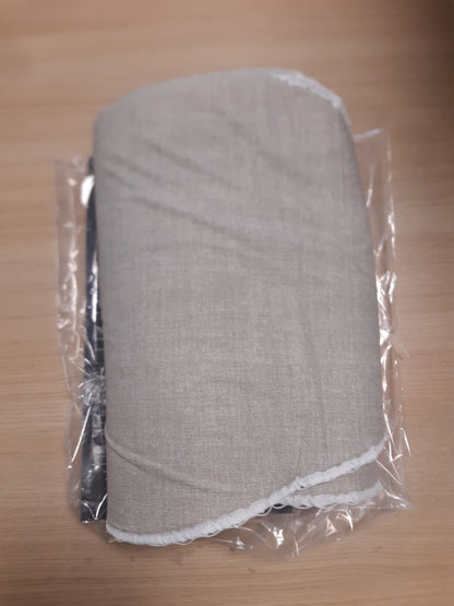 256300 - BRABANTIA Mbulesë për Tavolinë Hekurosjeje 124 x 38 cm – Gri Xhinsi, Shtresa e sipërme 100% pambuk, mbushje me shkumë 8 mm, e qëndrueshme, e lahet