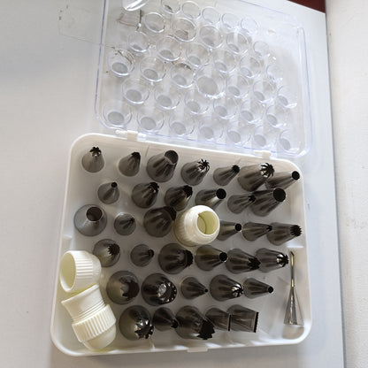 195084 - DE BUYER - Set Grykash dhe Adaptuesh Tubash prej Çeliku Inox 35 copë - 30x24cm - Çelik Inox i Gradës Profesionale, pa Qepje