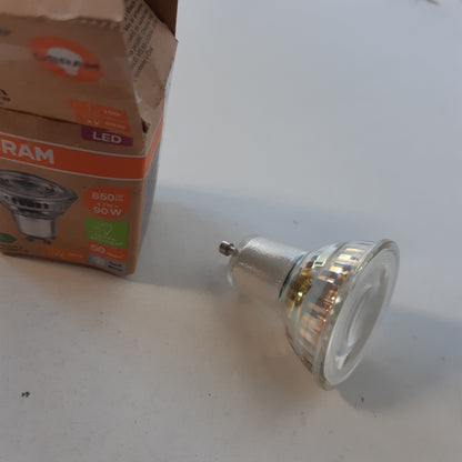 256844 - OSRAM Llambë reflektuese LED Energy Class PAR16 4.7 W, 850 lm, e bardhë e ftohtë (4000 K), qelqi pa plumb, bazë GU10, diametër 50 mm, IP20