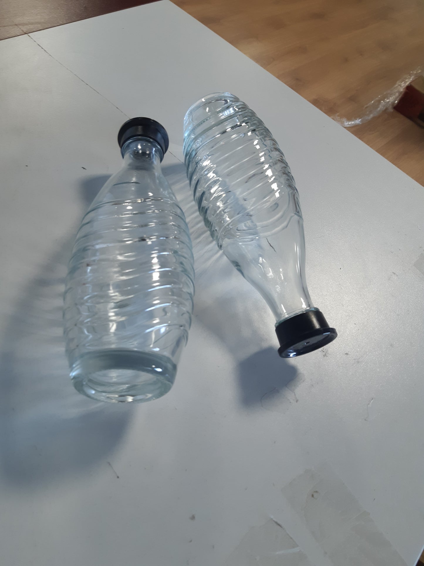 179955 - SODASTREAM - Karafe Qelqi DuoPack për Pajisinë e Ujit të Gazuar Crystal, Kapaciteti 2 x 0.6L