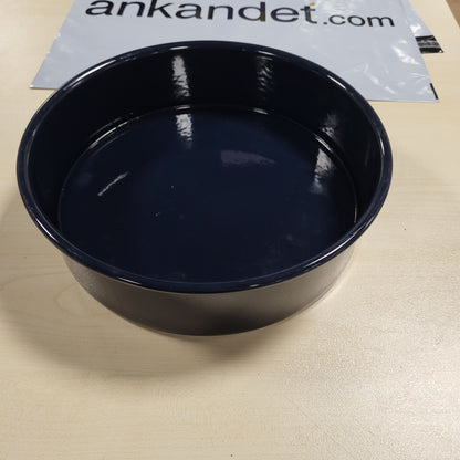 250224 - DR. OETKER Tavë Pjekjeje Baking Love Ø 26 cm, Enamel me Bazë të Sheshtë dhe Tubore, Rezistente ndaj Prerjeve dhe Gërvishtjeve, për Kek dhe Tarta