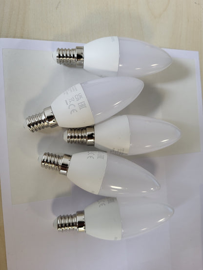 198439 - PHILIPS LIGHTING 929003541136 Pako me 6 Llamba LED E14, në Formë Flake, 40W, E Bardhë e Ngrohtë