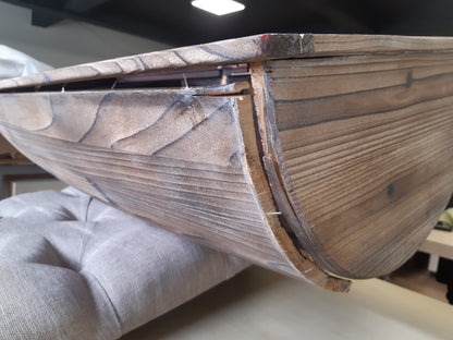 265107 - vidaXL Stol me Hapësirë Ruajtjeje 103×51×44 cm – Dru Masiv dhe Pëlhurë