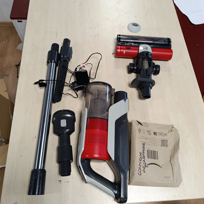 84036 - HOOVER Fshesë me Korrent pa Tel, Kohëzgjatje 30 Minuta, Furçë Kundër Ngatërresës, Drita LED, Garanci 5 Vjeçare, Ngjyra e Kuqe [HF9]