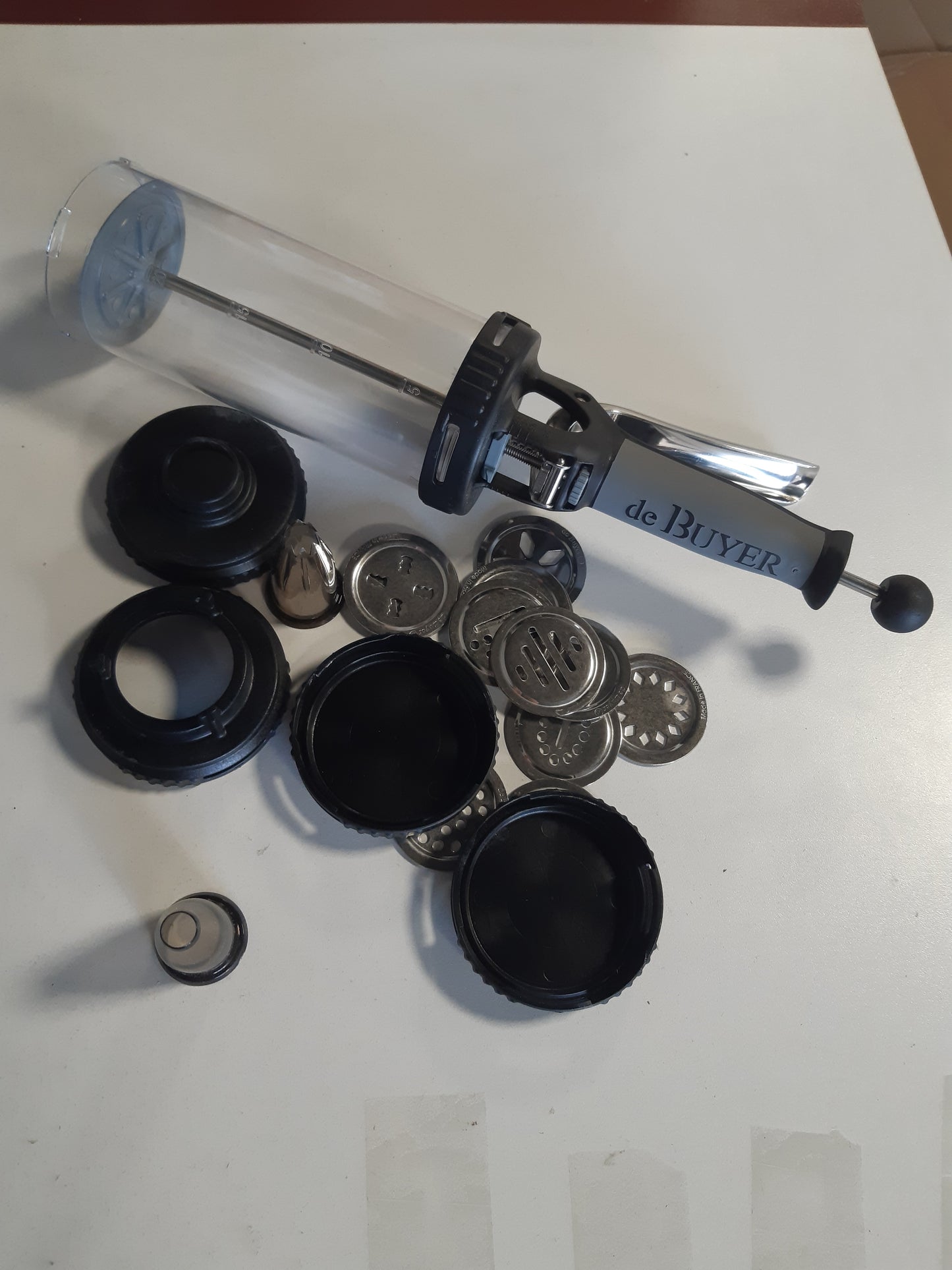 235069 - DE BUYER PISTON PRESIONI 'THE TUBE', Kapacitet 0.75L, i Zi