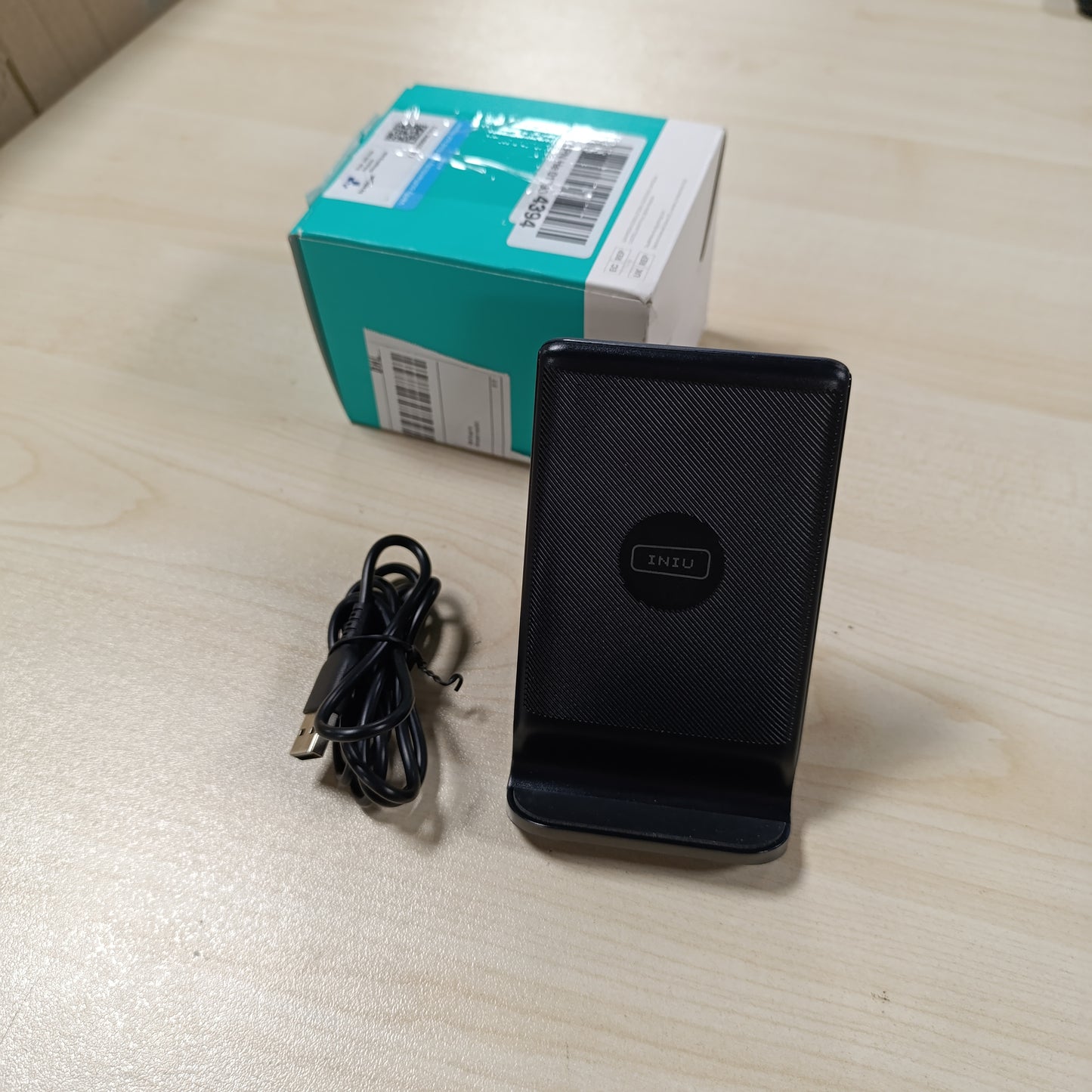 268985 - INIU, Mbështetëse karikimi pa tel, Stacion karikimi induktiv 15W, për iPhone 17 16 15 14 13 12 Pro Max, Samsung Galaxy S23 S22