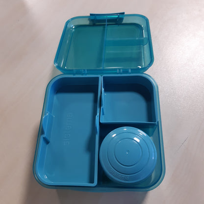 229374 - KUTI DREKE Sistema Bento Box 1.25 L me Ndarje për Oqean, Plastikë e Ricikluar, Ngjyrë Bruz