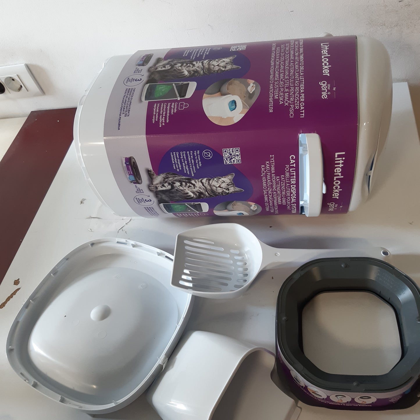 251048 - LitterLocker nga Litter Genie, kova ORIGJINALE e mbeturinave të maceve, 50% më efikase