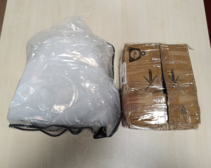 244683 - VIDA XL Tenda Transparente me Vrima Polietileni 2x4 m