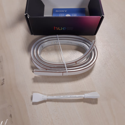 251819 - PHILIPS Hue White & Color Ambiance Lightstrip Plus Extension, 1 m, shirit LED i errësueshëm për sistemin Hue, 16 milionë ngjyra, kontroll inteligjent