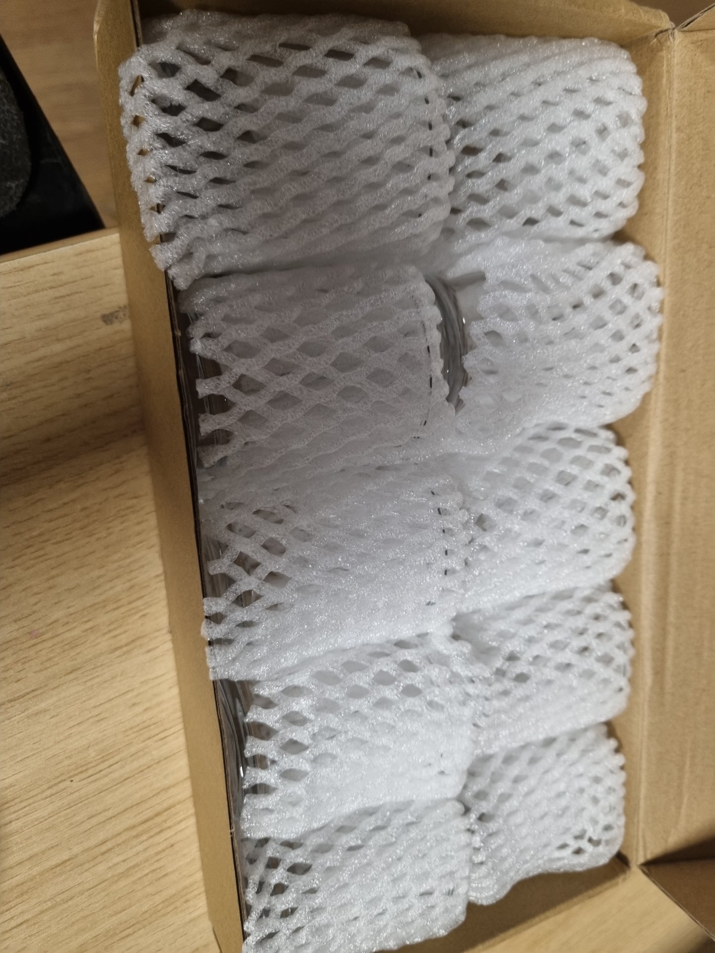220338 - RIUBIXING Gota për qirinj, 10 copë mbajtëse qirinjsh prej qelqi (Ø4.5cm x L 6cm)