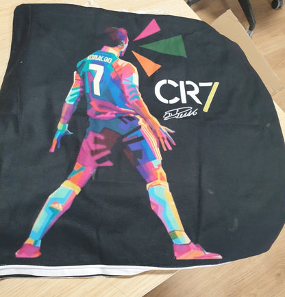 223186 - Mbulesë jastëku Ronaldo The Beach Stop Sports Hero, 45x45cm, 18x18, CR7 Shumëngjyrëshe