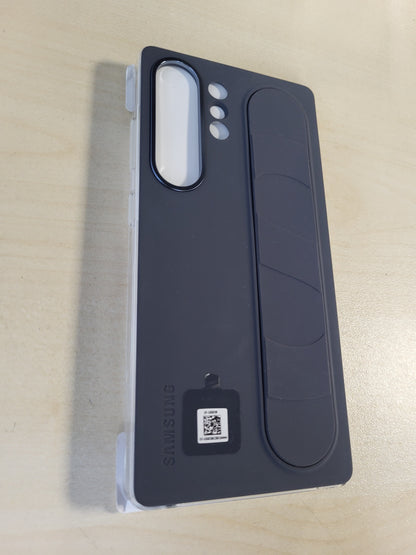 266566 - SAMSUNG Mbrojtëse për Telefon Smartphone EF-GS938 me Dorezë në Këmbë për Galaxy S25 Ultra, Dizajn i Hollë, E Zezë.
