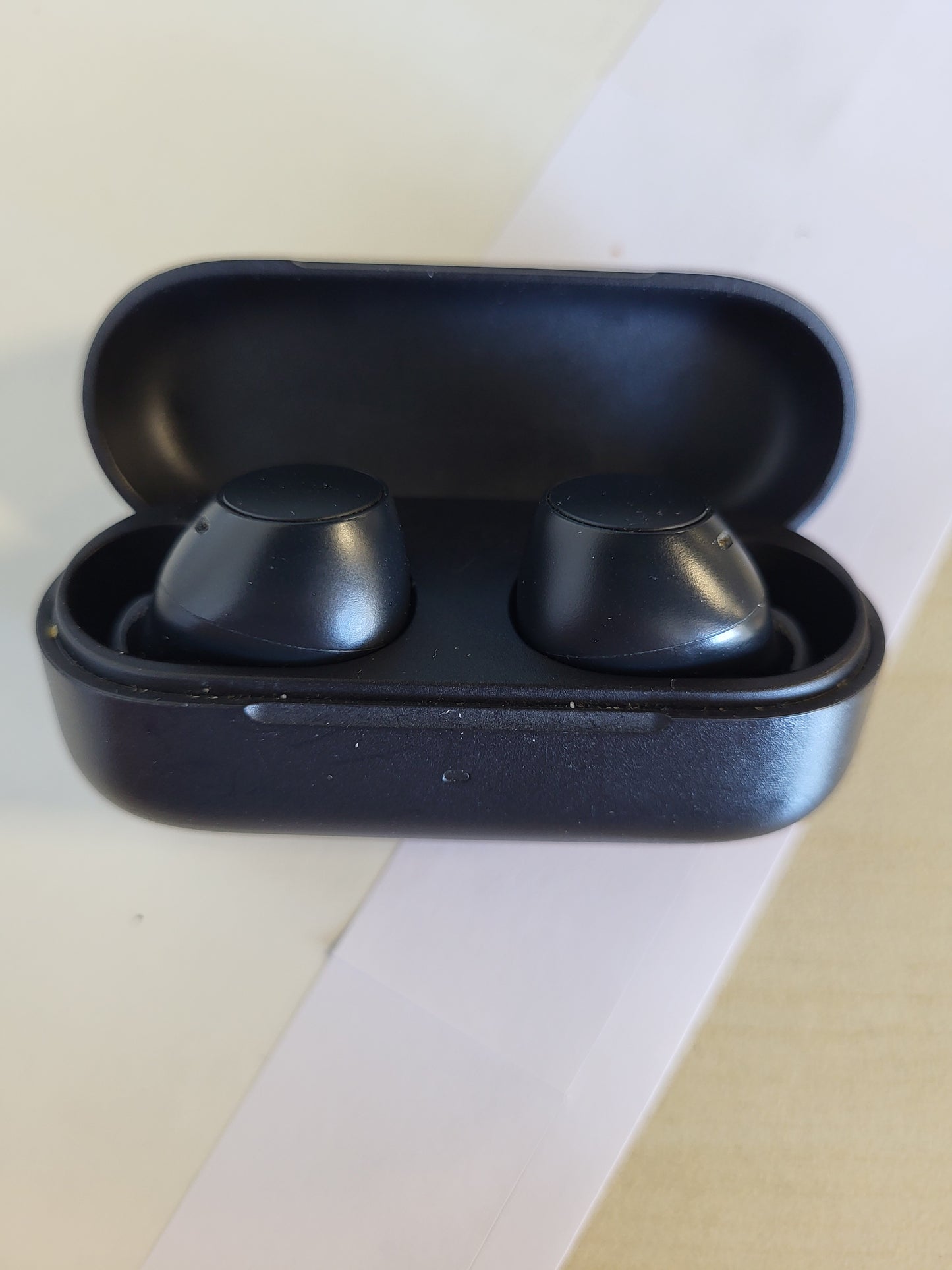 266260 - SONY WFC510 | Kufje pa tela të vërteta, të vogla dhe të lehta, lidhje Bluetooth me shumë pika, tinguj ambienti, vlerësim IPX4, Spotify Tap, karikim i shpejtë, jetëgjatësi baterie 22 orë, iOS dhe Android - të zeza