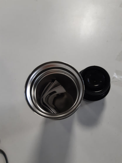 252501 - Emsa Filxhan udhëtimi, termos klasik 360 ml, izoluar, mban pijet të nxehta për 4 orë, të ftohta për 8 orë, 100% i papërshkueshëm nga rrjedhjet
