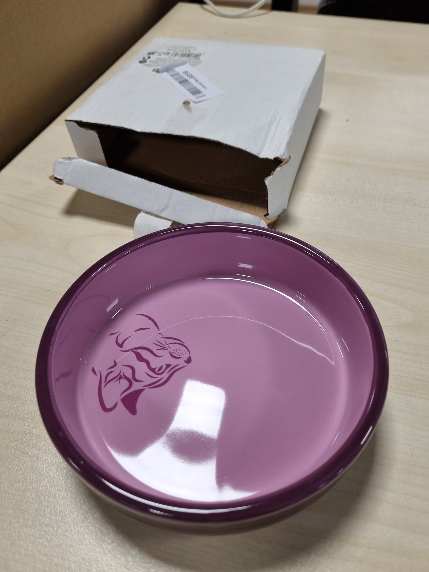 224825 - TRIXIE USHQYES PËR MACE ME HUNDË TË SHKURTËR, QERAMIK, 0.3 L / Ø15 CM, CAT